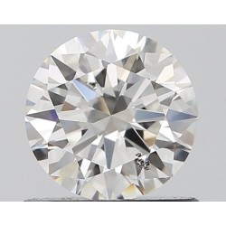 Diament szlif okrągły, 0.7ct, SI2, H, GIA 6515125280