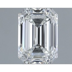 Diament szlif szmaragdowy, 0.7ct, VVS2, H, GIA 6531584996