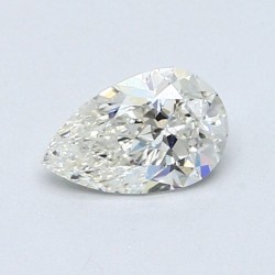 Diament szlif gruszkowy, 0.6ct, SI1, I, GIA 6492777309