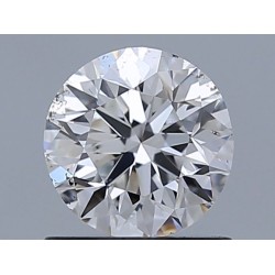 Diament szlif okrągły, 0.9ct, SI2, E, GIA 6432722596