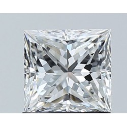 Diament szlif princess, 1.01ct, VS1, F, GIA 6233746054