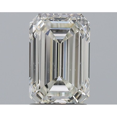 Diament szlif szmaragdowy, 2ct, SI2, H, GIA 2526597836