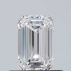 Diament szlif szmaragdowy, 0.6ct, VS1, D, GIA 6535900901