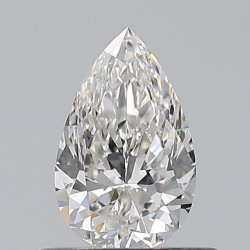 Diament szlif gruszkowy, 0.5ct, VS1, H, GIA 6535735545