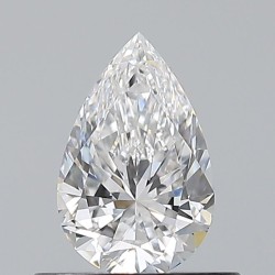 Diament szlif gruszkowy, 0.5ct, VVS2, D, GIA 6531790727