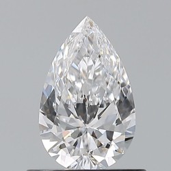 Diament szlif gruszkowy, 0.6ct, VS2, D, GIA 1539789381