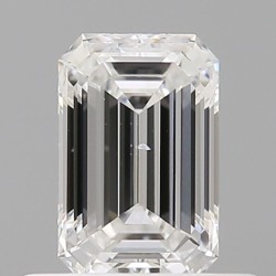 Diament szlif szmaragdowy, 0.5ct, SI1, E, GIA 1525296284