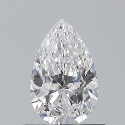 Diament szlif gruszkowy, 0.6ct, VS2, D, GIA 6531840052