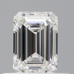 Diament szlif szmaragdowy, 0.51ct, VVS2, E, GIA 7523360500