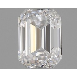Diament szlif szmaragdowy, 0.6ct, VVS2, D, GIA 6462542355