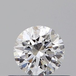 Diament szlif okrągły, 0.4ct, SI2, D, GIA 5533285606