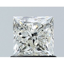 Diament szlif princess, 1ct, VVS1, H, HRD 250000256601