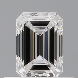 Diament szlif szmaragdowy, 0.5ct, VS1, D, GIA 7526681080