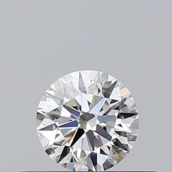 Diament szlif okrągły, 0.3ct, SI1, F, GIA 2537405555