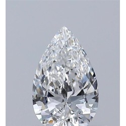 Diament szlif gruszkowy, 0.37ct, VVS1, E, GIA 6532803342