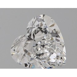 Diament serce, 0.71ct, VS2, D, GIA 7531711069
