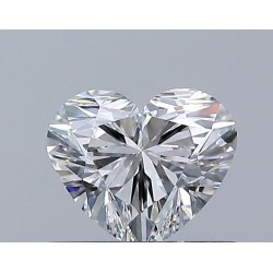 Diament serce, 0.5ct, VS1, E, GIA 6535804199