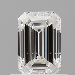Diament szlif szmaragdowy, 0.5ct, SI1, F, GIA 1538595850