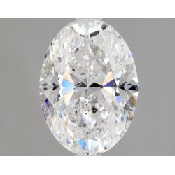 Diament szlif owalny, 1.5ct, SI2, D, HRD 250000147032