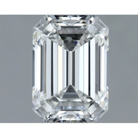 Diament szlif szmaragdowy, 0.8ct, VVS2, G, GIA 6525646670