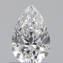 Diament szlif gruszkowy, 0.61ct, VS2, D, GIA 6532805530