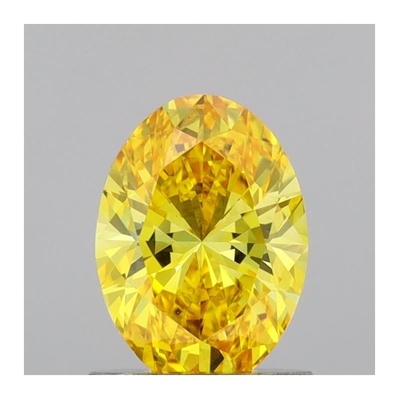 Diament laboratoryjny o barwie fantazyjnej szlif owalny, 1ct, VVS1, Fancy Vivid Yellow, IGI LG691539989
