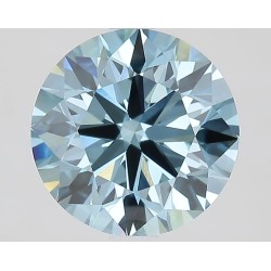 Diament laboratoryjny o barwie fantazyjnej szlif okrągły, 2.44ct, VVS2, Fancy Vivid Blue, IGI LG662457064
