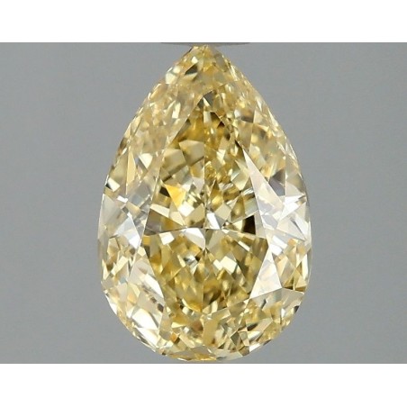 Diament laboratoryjny o barwie fantazyjnej szlif gruszkowy, 1.58ct, VVS2, Fancy Intense Yellow, IGI LG666411170