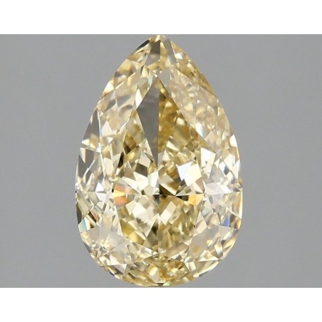 Diament laboratoryjny o barwie fantazyjnej szlif gruszkowy, 2.05ct, VVS2, Fancy Intense Yellow, IGI LG665459548