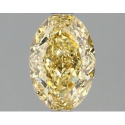 Diament laboratoryjny o barwie fantazyjnej szlif owalny, 1.59ct, VVS2, Fancy Intense Yellow, IGI LG665459551