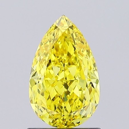 Diament laboratoryjny o barwie fantazyjnej szlif gruszkowy, 1.17ct, VVS2, Fancy Vivid Yellow, IGI LG645492128