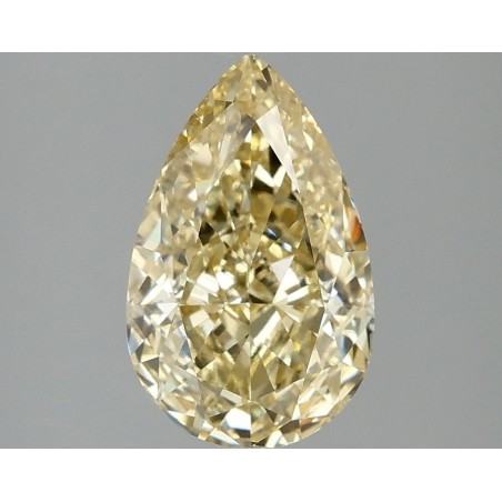 Diament laboratoryjny o barwie fantazyjnej szlif gruszkowy, 2.1ct, VVS2, Fancy Intense Yellow, IGI LG668461068