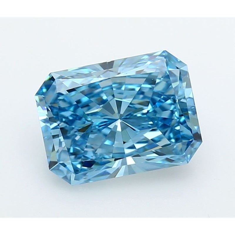 Diament laboratoryjny o barwie fantazyjnej radiant, 2.78ct, VVS2, Fancy Vivid Blue, IGI LG741532753