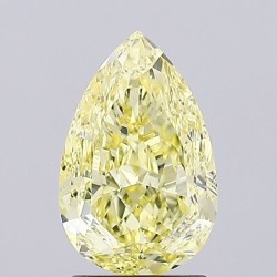 Diament laboratoryjny o barwie fantazyjnej szlif gruszkowy, 2.17ct, VVS2, Fancy Intense Yellow, IGI LG739502089