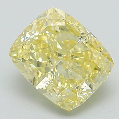 Diament laboratoryjny o barwie fantazyjnej szlif poduszkowy brylantowy, 1.83ct, VVS2, Fancy Intense Yellow, IGI LG660464802