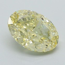 Diament laboratoryjny o barwie fantazyjnej szlif owalny, 1.73ct, VVS2, Fancy Intense Yellow, IGI LG652424490