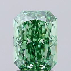 Diament laboratoryjny o barwie fantazyjnej radiant, 2.08ct, VVS1, Fancy Vivid Green, IGI LG692534157