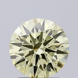 Diament laboratoryjny o barwie fantazyjnej szlif okrągły, 1.57ct, VVS1, Fancy Yellow, IGI LG692583508