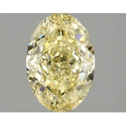 Diament laboratoryjny o barwie fantazyjnej szlif owalny, 2.1ct, VVS2, Fancy Intense Yellow, IGI LG671440398