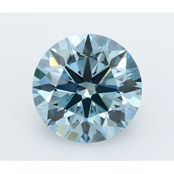 Diament laboratoryjny o barwie fantazyjnej szlif okrągły, 2.37ct, VVS2, Fancy Vivid Blue, IGI LG741532743