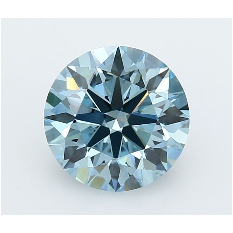 Diament laboratoryjny o barwie fantazyjnej szlif okrągły, 2.37ct, VVS2, Fancy Vivid Blue, IGI LG741532743