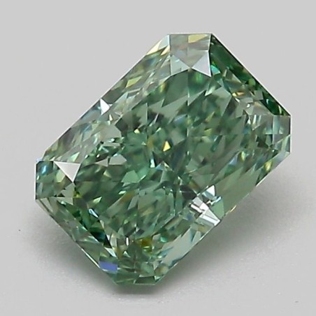 Diament laboratoryjny o barwie fantazyjnej radiant, 1.09ct, VVS2, Fancy Vivid Green, IGI LG739514670