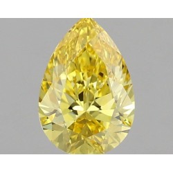 Diament laboratoryjny o barwie fantazyjnej szlif gruszkowy, 1.07ct, VVS2, Fancy Vivid Yellow, IGI LG692563008