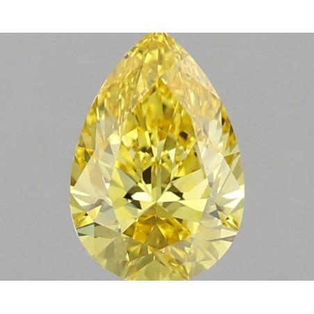 Diament laboratoryjny o barwie fantazyjnej szlif gruszkowy, 1.07ct, VVS2, Fancy Vivid Yellow, IGI LG692563008