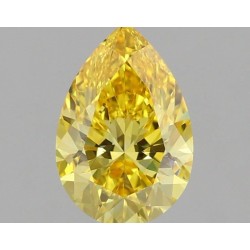 Diament laboratoryjny o barwie fantazyjnej szlif gruszkowy, 1.08ct, VVS2, Fancy Vivid Yellow, IGI LG692563042