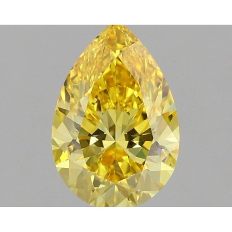 Diament laboratoryjny o barwie fantazyjnej szlif gruszkowy, 1.08ct, VVS2, Fancy Vivid Yellow, IGI LG692563042