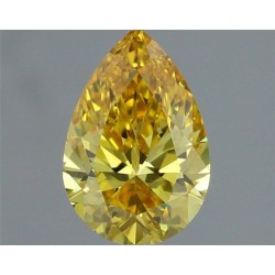 Diament laboratoryjny o barwie fantazyjnej szlif gruszkowy, 1.03ct, VVS2, Fancy Vivid Yellow, IGI LG692563045