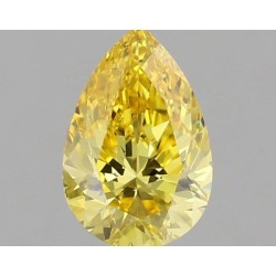 Diament laboratoryjny o barwie fantazyjnej szlif gruszkowy, 1ct, VVS2, Fancy Vivid Yellow, IGI LG692563021
