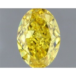 Diament laboratoryjny o barwie fantazyjnej szlif owalny, 1.06ct, VVS2, Fancy Vivid Yellow, IGI LG681558577