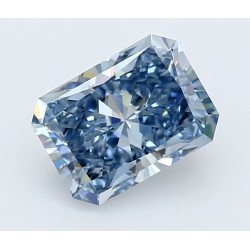 Diament laboratoryjny o barwie fantazyjnej radiant, 2ct, VVS2, Fancy Vivid Blue, IGI LG704536624